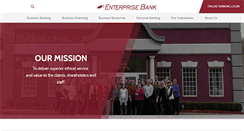 Desktop Screenshot of enterprisebankpgh.com